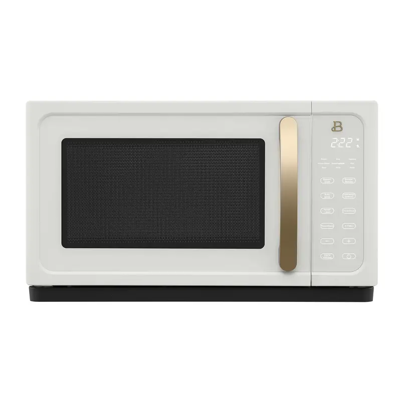 1.1-Cubic-Foot Touch-Control Microwave Oven – 1000W Compact White Sensor Model for Small Kitchens