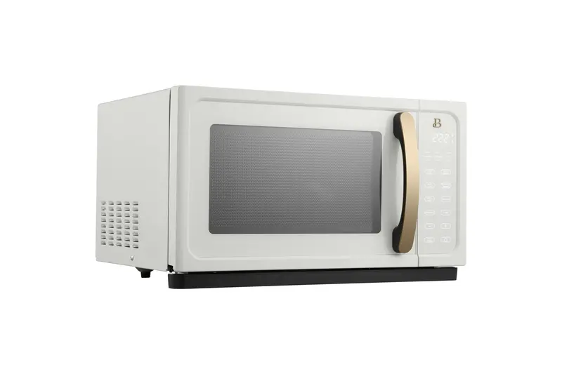 1.1-Cubic-Foot Touch-Control Microwave Oven – 1000W Compact White Sensor Model for Small Kitchens
