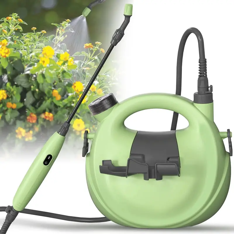 1.35-Gallon Precision Electric Sprayer – USB-Rechargeable Unit with Telescopic Wand and Fine-Tuned Adjustable Nozzle