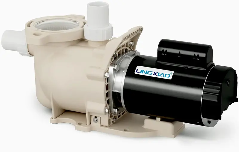1.5 HP Single-Speed In-Ground Pool Pump – High-Flow 6900 GPH Performance, Ultra-Quiet Motor, and Integrated Debris Filter Basket 2