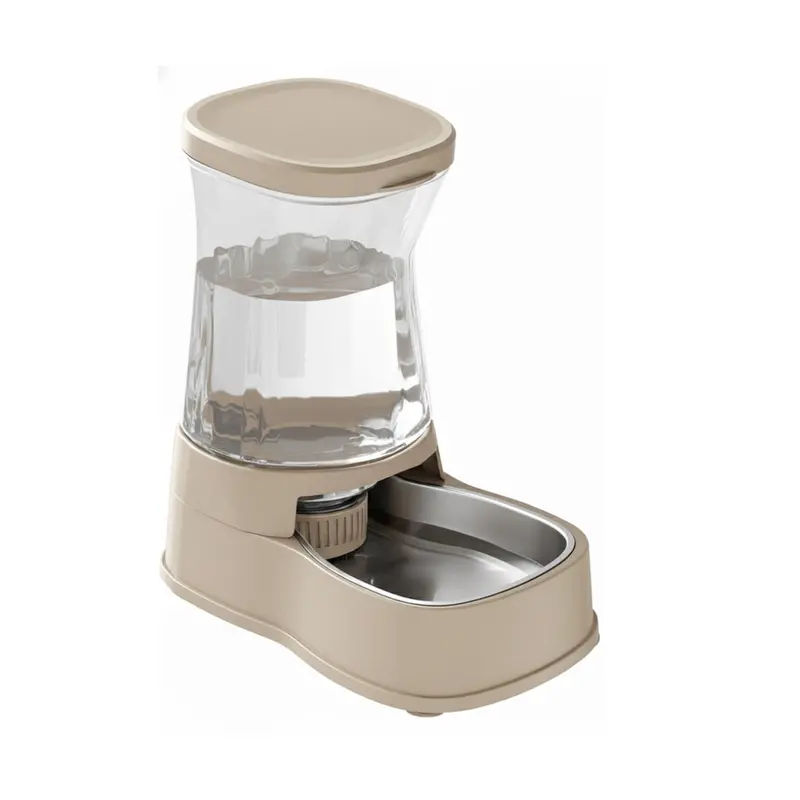 1-Gallon Stainless Steel Gravity Water Dispenser for Pets – Leak-Resistant & Rustproof