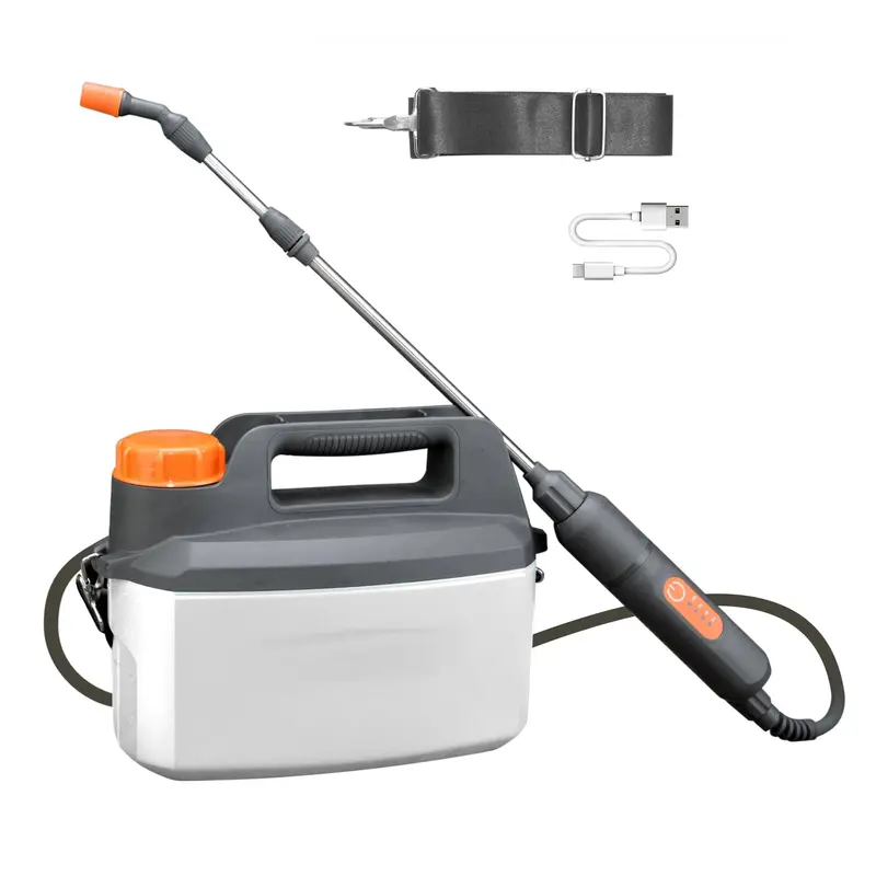 1-Gallon USB-C Powered Garden Sprayer – Telescoping Wand Design with High-Capacity 4000mAh Rechargeable Battery