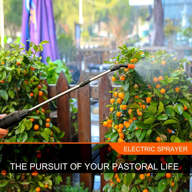 1-Gallon USB-C Powered Garden Sprayer – Telescoping Wand Design with High-Capacity 4000mAh Rechargeable Battery