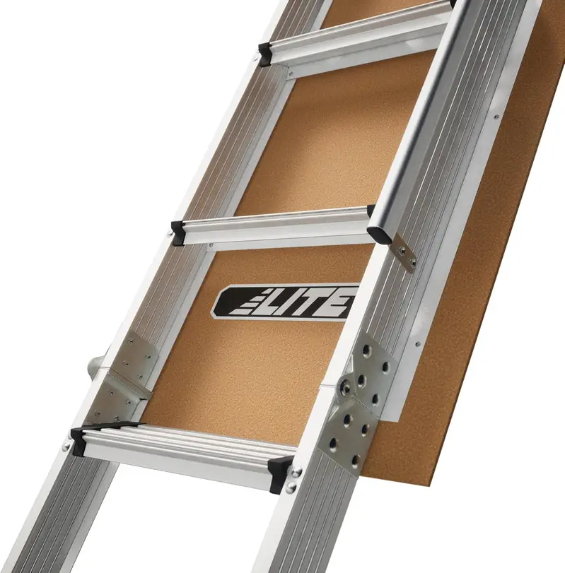 10-Foot Aluminum Attic Ladder by LITE – Type IAA Rated for 375 lbs