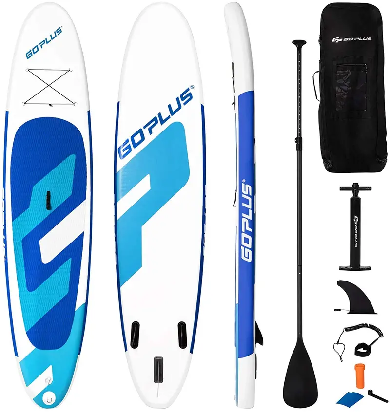 10 ft or 11 ft All-in-One Inflatable SUP – Durable Drop-Stitch Construction with Carry Kit 2