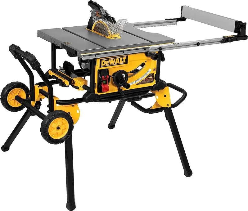 10-Inch Portable Cabinet Table Saw – 32-1/2" Rip Capacity, 15-Amp Motor, Jobsite-Ready Design
