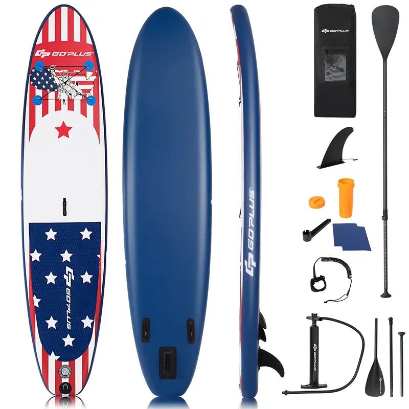 10- or 11-Foot Inflatable Stand-Up Paddle Board with Fade-Resistant Printed Graphics