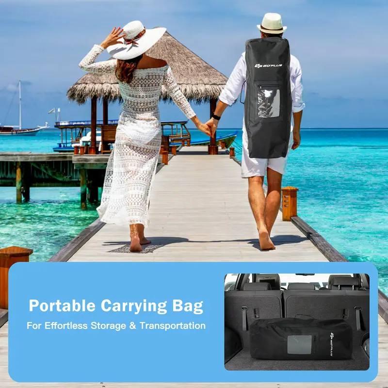 10- or 11-Foot Inflatable Stand-Up Paddle Board with Fade-Resistant Printed Graphics