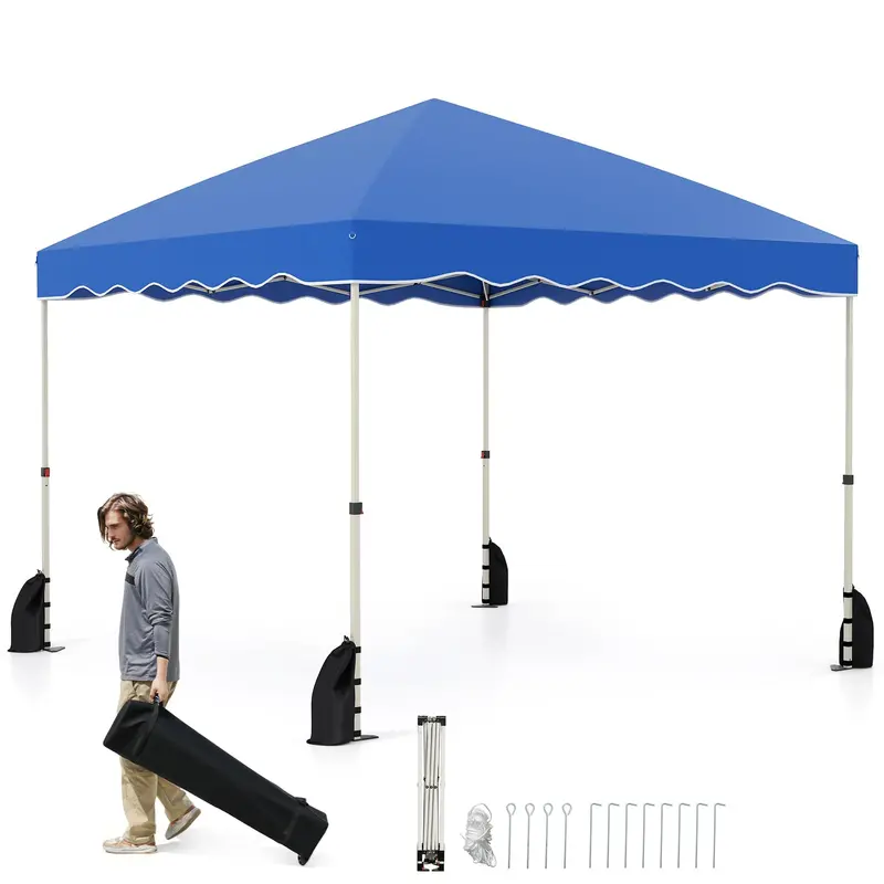 10' x 10' Instant-Setup Canopy Tent with Rolling Carry Bag