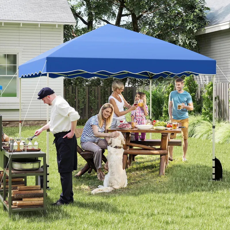 10' x 10' Instant-Setup Canopy Tent with Rolling Carry Bag