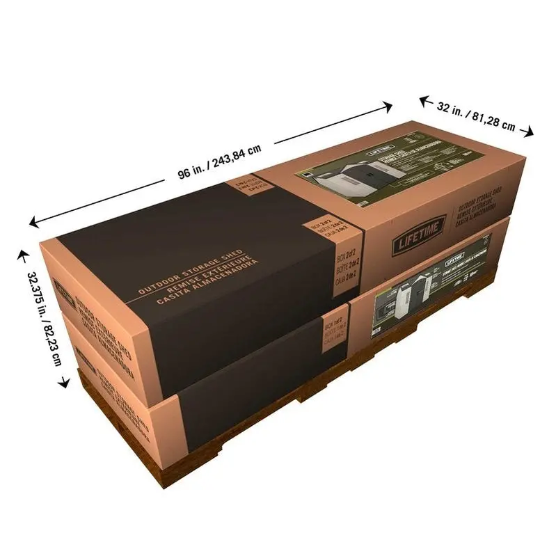 10' x 8' Weatherproof Resin Plastic Storage Shed – Durable Side-Access Unit Requiring Assembly