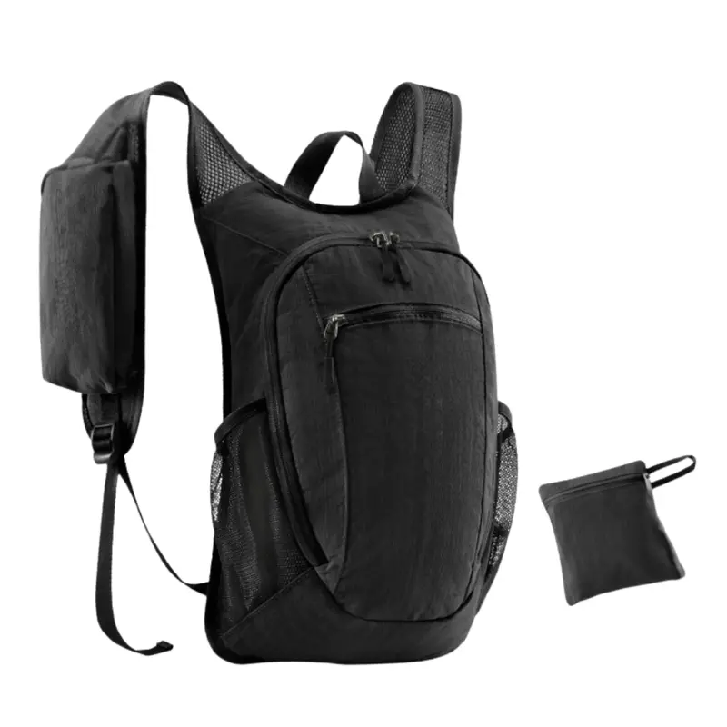 10L Lightweight Foldable Hiking Backpack – Features Chest Stabilizer & Quick-Access Pockets