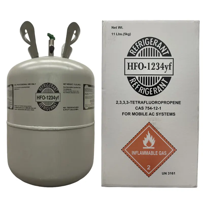 11-Pound R1234yf Refrigerant Can — Eco-Conscious A/C Recharge Gas for Modern Automotive Systems