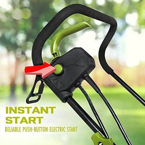 12-Amp Electric Dethatcher – 13" Scarifier with 8-Gallon Detachable Debris Collection Bag