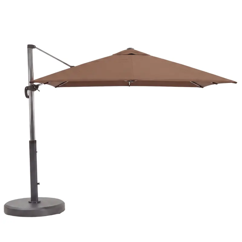 12-Foot Cantilever Patio Umbrella – 360° Swivel Base and UV-Resistant Canopy for Full Shade Coverage