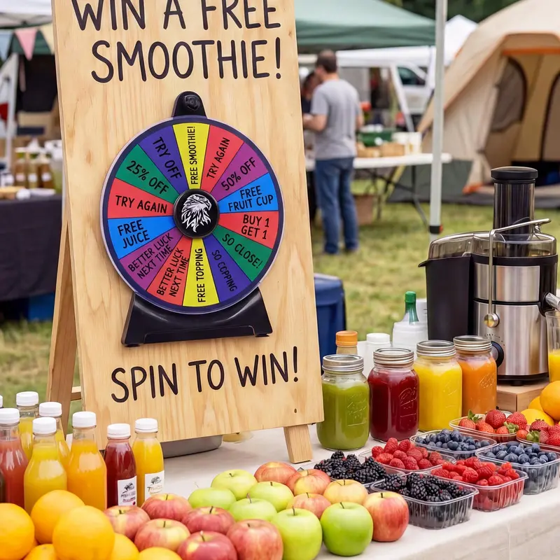 12-Inch Prize Spin Wheel with Chalkboard Surface, Marker, Eraser, and Spare Pointer