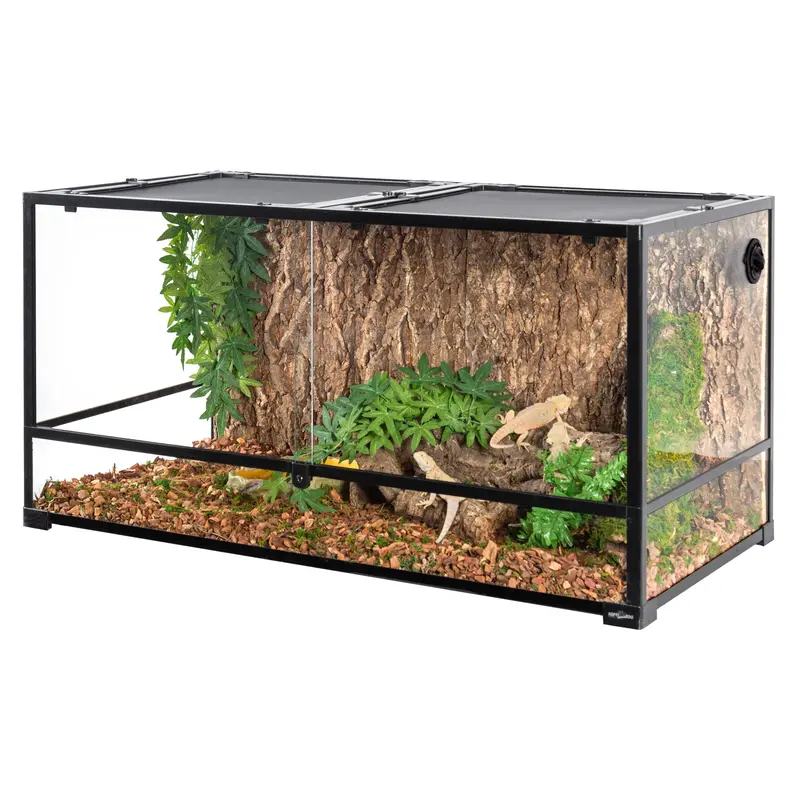 120-Gallon Extra-Wide Reptile Terrarium – Spacious Enclosure for Large Herpetofauna