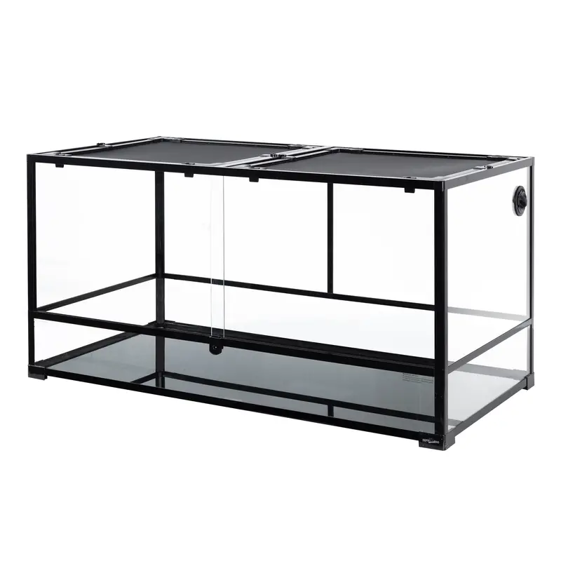 120-Gallon Extra-Wide Reptile Terrarium – Spacious Enclosure for Large Herpetofauna