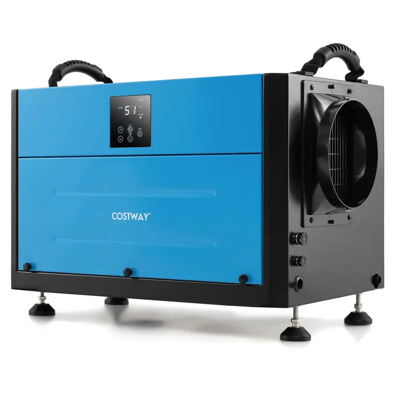 124-Pint Crawl Space Dehumidifier for Up to 1,300 Sq. Ft — Includes Extended 9.8-Foot Drain Hose and Remote Control Panel