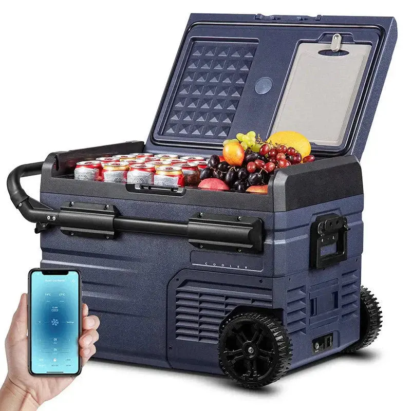 12V 37-Quart Smart Portable Refrigerator Freezer – APP-Controlled RV and Adventure Cooler