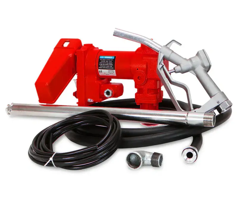 12V Portable Fuel Transfer Pump – 20 GPM Flow for Diesel, Gasoline, Kerosene, and Compatible Fuels