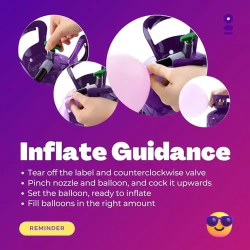 13-Liter Portable Helium Tank – For Inflating Up to 50 Latex Balloons (Home & Event Use)