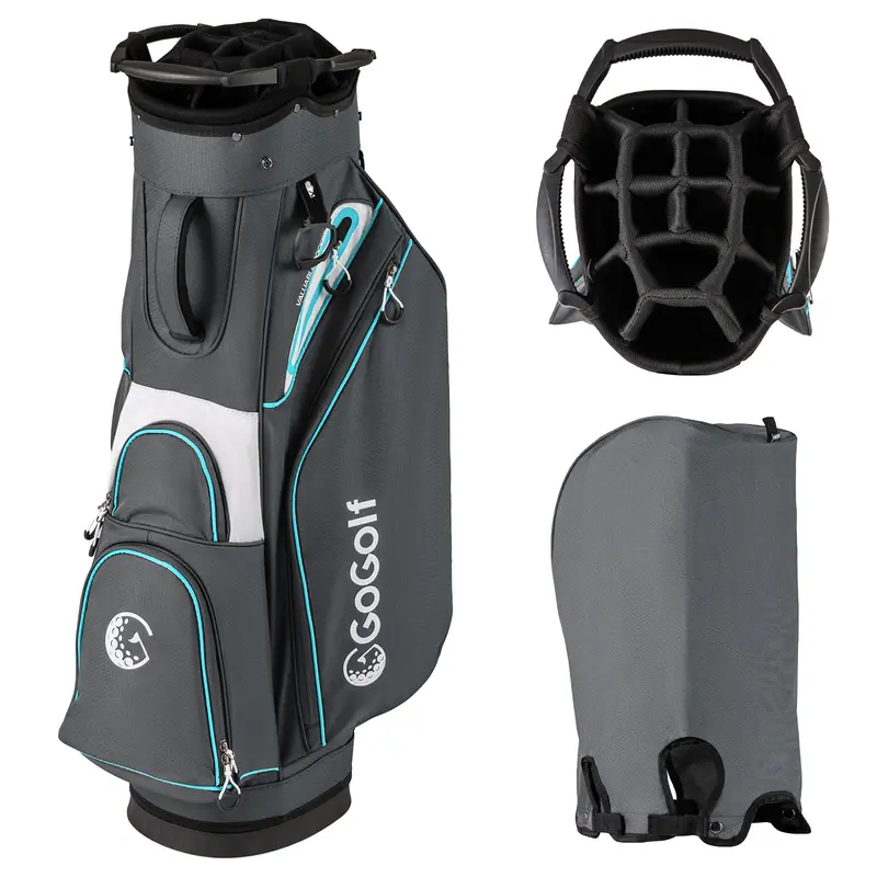 14-Way Lightweight Portable Golf Bag with Full Divider System for Men and Women