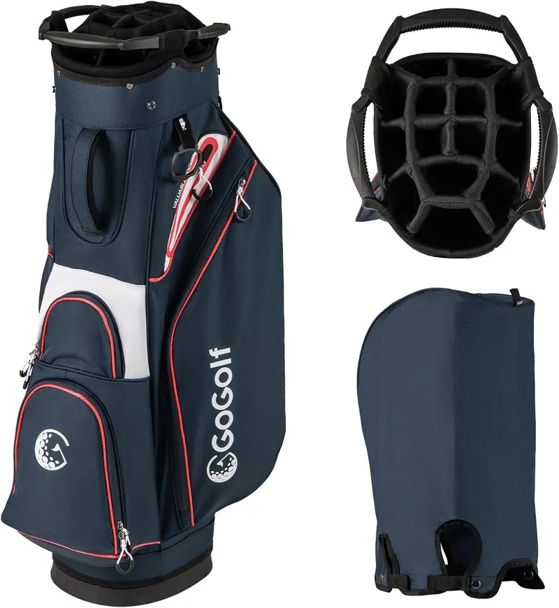 14-Way Lightweight Portable Golf Bag with Full Divider System for Men and Women
