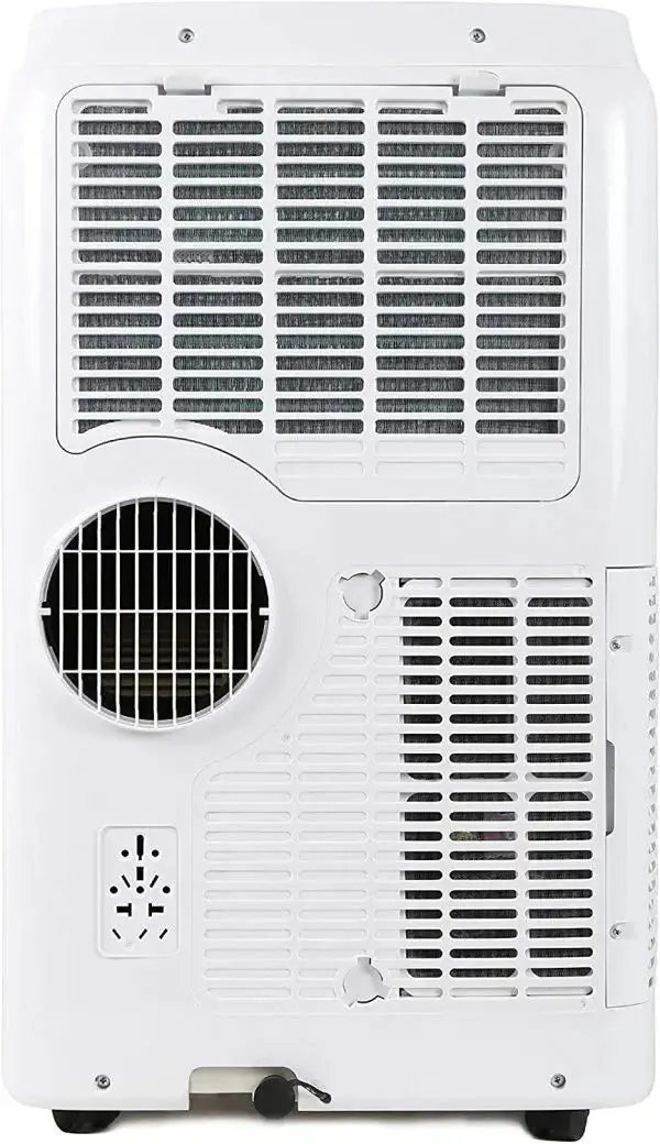 14,000 BTU Portable Air Conditioner with Built-in Heater – White 3-in-1 Smart Cooling Unit with Remote Control