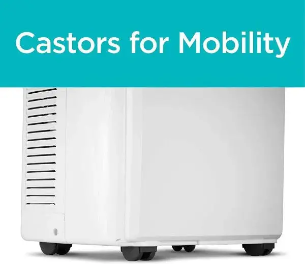 14,000 BTU Portable Air Conditioner with Built-in Heater – White 3-in-1 Smart Cooling Unit with Remote Control