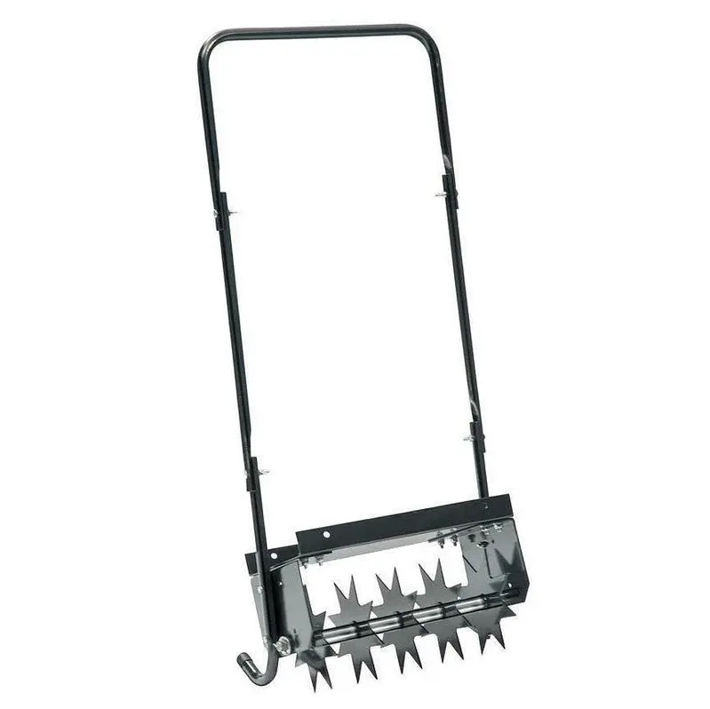 16-Inch Lawn Spike Aerator – Push-Type Soil Aeration Tool with Comfort-Grip Handle