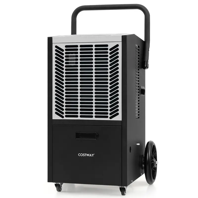 163-Pint Heavy-Duty Commercial Dehumidifier – Built-In Pump & Hose for Large-Space Moisture Control