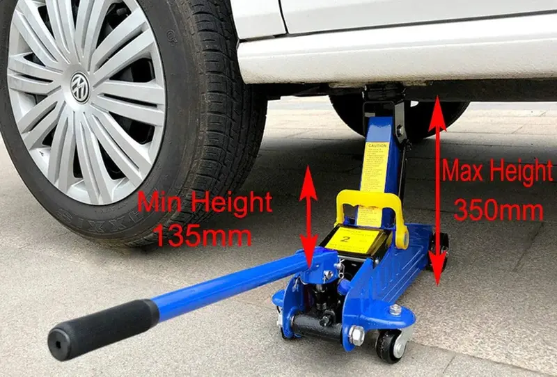 2-Ton Quick-Lift Trolley Jack with Safety Kit – Includes Two 3-Ton Axle Stands for Secure Vehicle Support 2