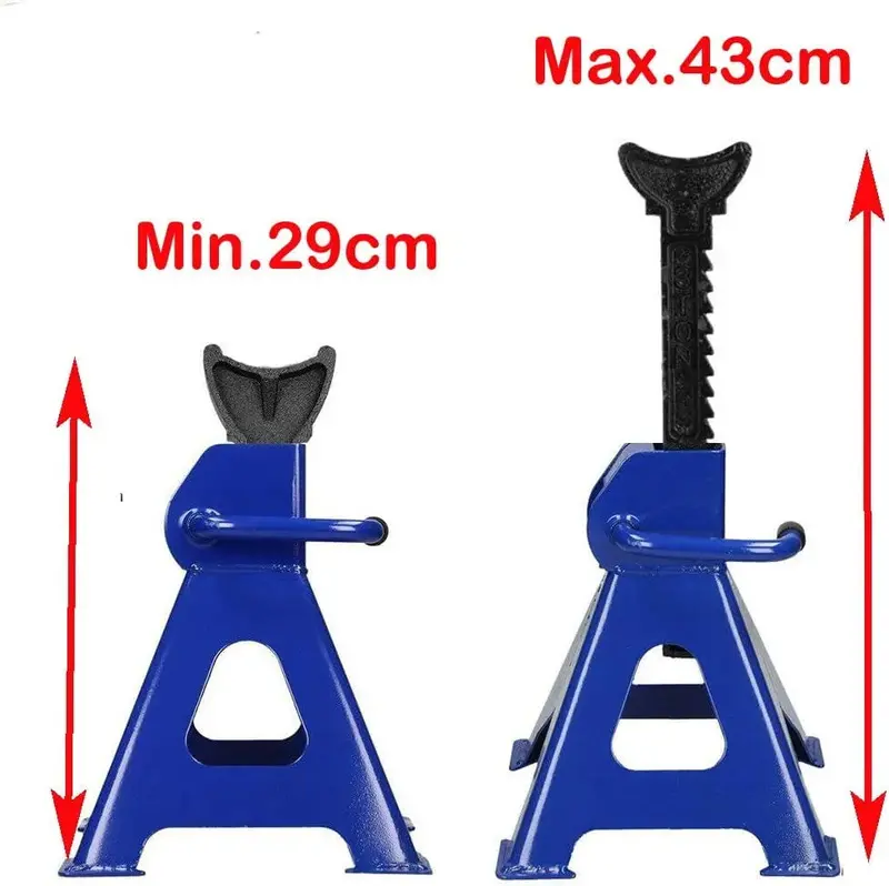 2-Ton Quick-Lift Trolley Jack with Safety Kit – Includes Two 3-Ton Axle Stands for Secure Vehicle Support