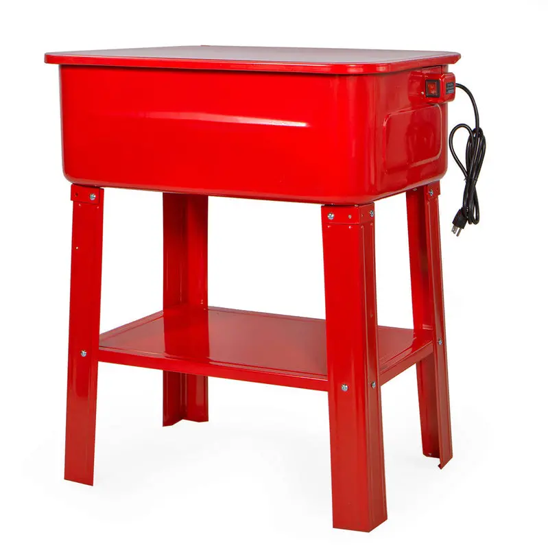 20-Gallon Industrial Parts Cleaner with Solvent Pump System for General Maintenance