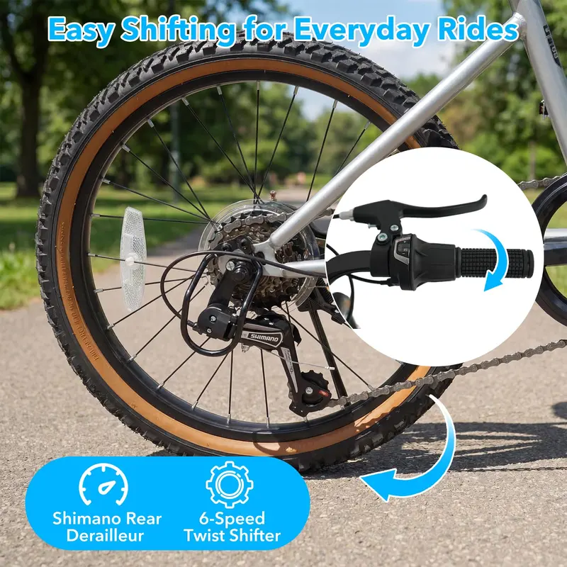 20-Inch Smart Hybrid Exercise Bike Featuring LED Console, Dual Stereo Speakers, and Heavy-Duty Carbon Steel Construction