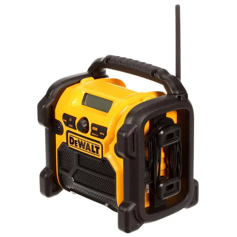 2025 Rugged 20-Volt MAX Worksite Radio – Cordless/Corded with Bluetooth and IP54 Rating