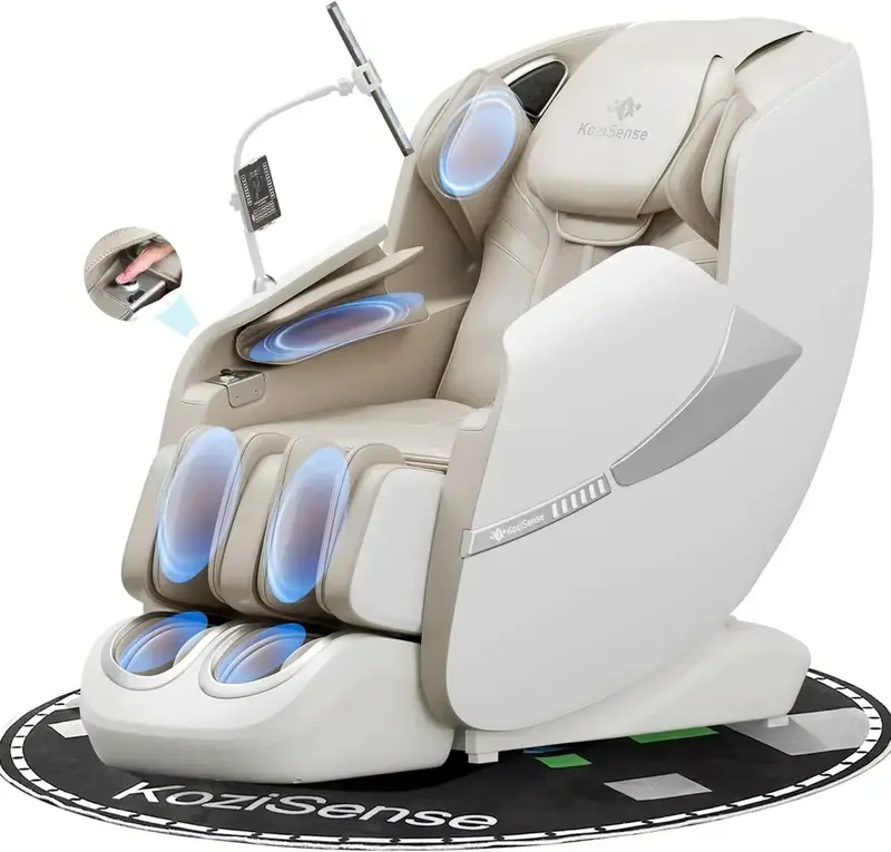 2025 Zero-Gravity Massage Chair with Full-Body SL-Track Shiatsu and Targeted Heat Therapy