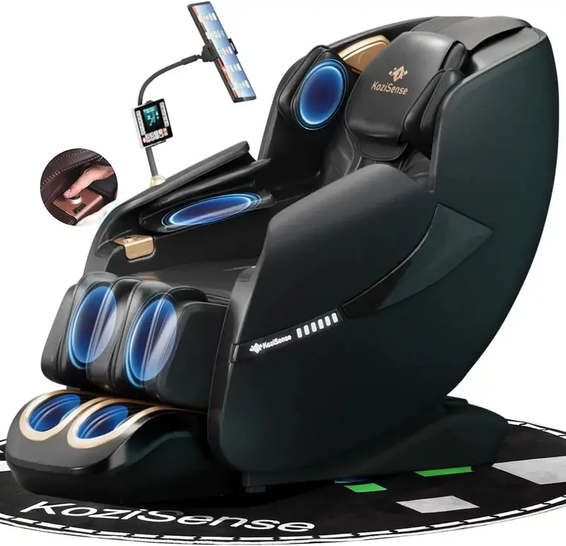 2025 Zero-Gravity Massage Chair with Full-Body SL-Track Shiatsu and Targeted Heat Therapy 2