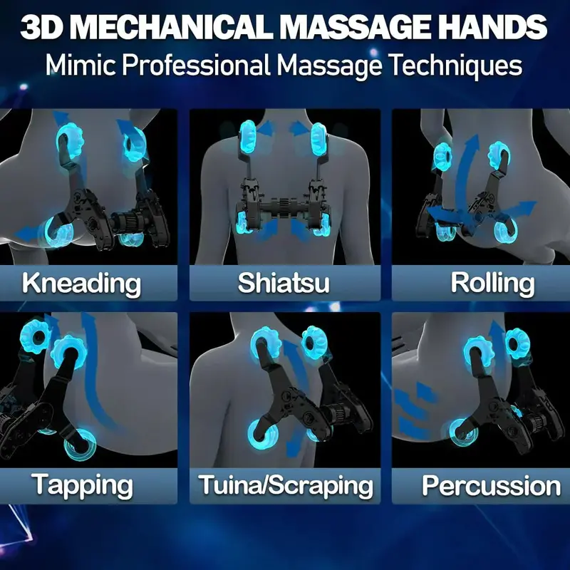 2025 Zero-Gravity Massage Chair with Full-Body SL-Track Shiatsu and Targeted Heat Therapy