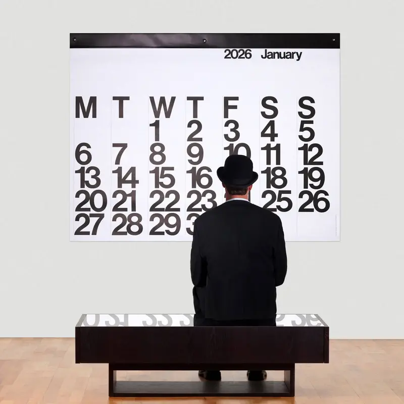 2026 Stendig Art Calendar – Curated Modernist Wall Calendar Featuring Iconic Artists and Timeless Graphic Design