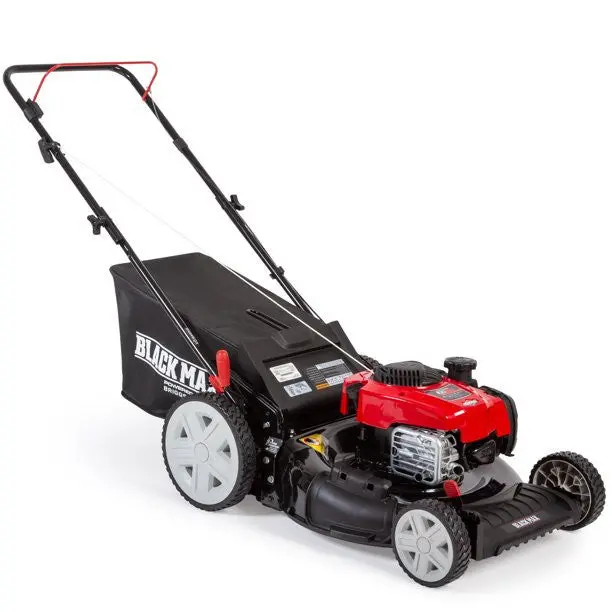 21-Inch Compact Gas Push Mower – Briggs & Stratton Engine with Foldable Mow-N-Stow Frame