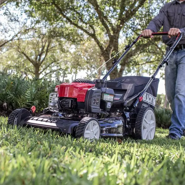 21-Inch Compact Gas Push Mower – Briggs & Stratton Engine with Foldable Mow-N-Stow Frame