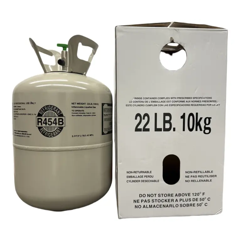 22 lb R454B Refrigerant Canister – A2L Safety-Class Gas for Modern HVAC Installations