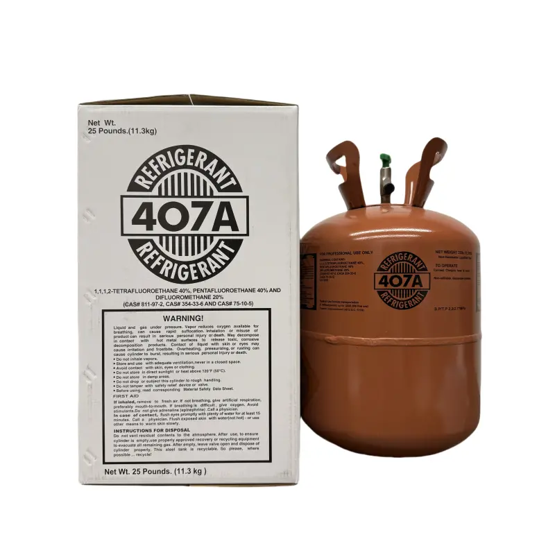 25 lb R407A Refrigerant Cylinder – Optimized Cooling Gas for Commercial Air Conditioning