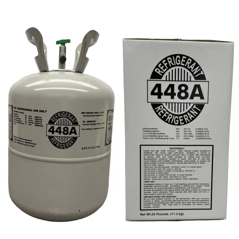 25 lb R448A Refrigerant Cylinder – Low-GWP HVAC Replacement for Commercial and Industrial Systems