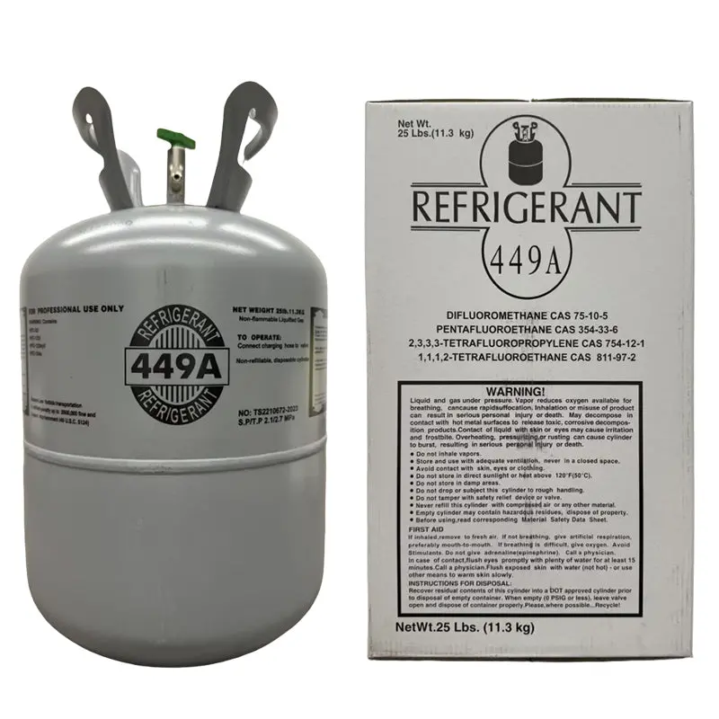 25 lb R449A Refrigerant Drum – Energy-Efficient, Low-Global-Warming-Potential Cooling Gas