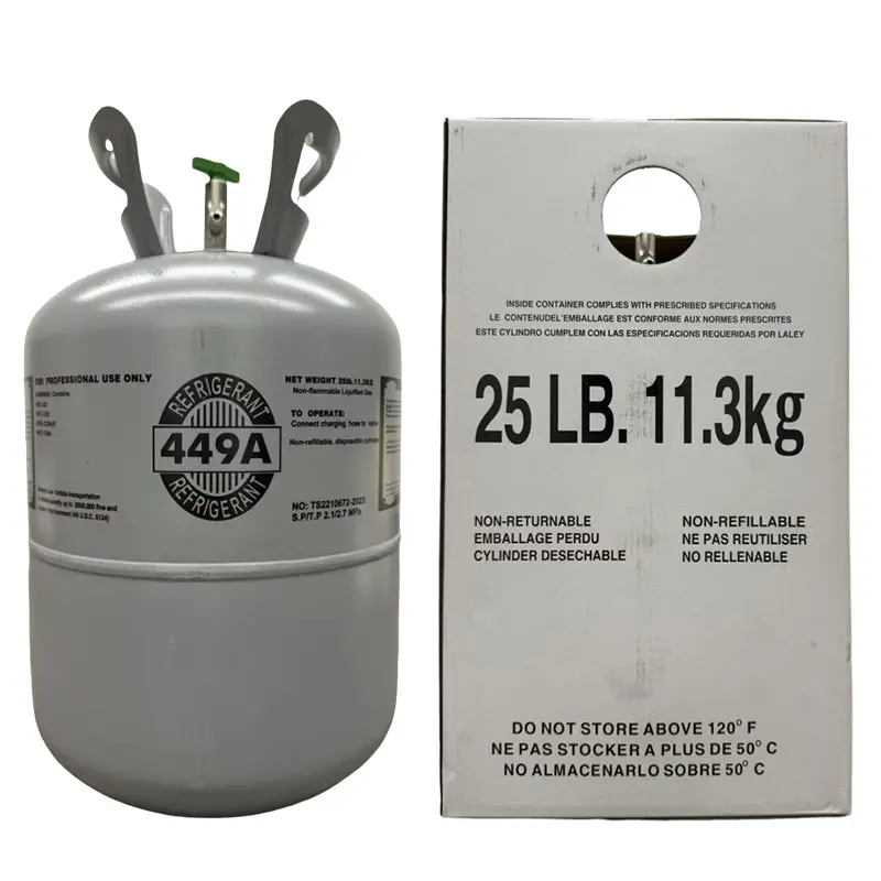 25 lb R449A Refrigerant Drum – Energy-Efficient, Low-Global-Warming-Potential Cooling Gas
