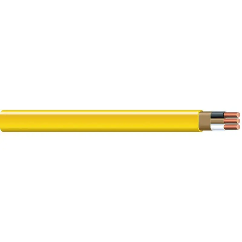 250-Foot 12/2 NM-B Romex Cable – SIMpull Solid Copper Non-Metallic Sheathed Wire with Ground