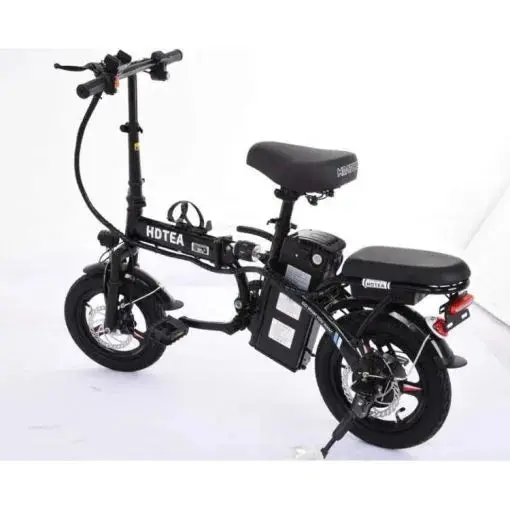 250W Foldable Electric Bike for Adults & Teens – Removable Battery, All-Terrain Fat Tires